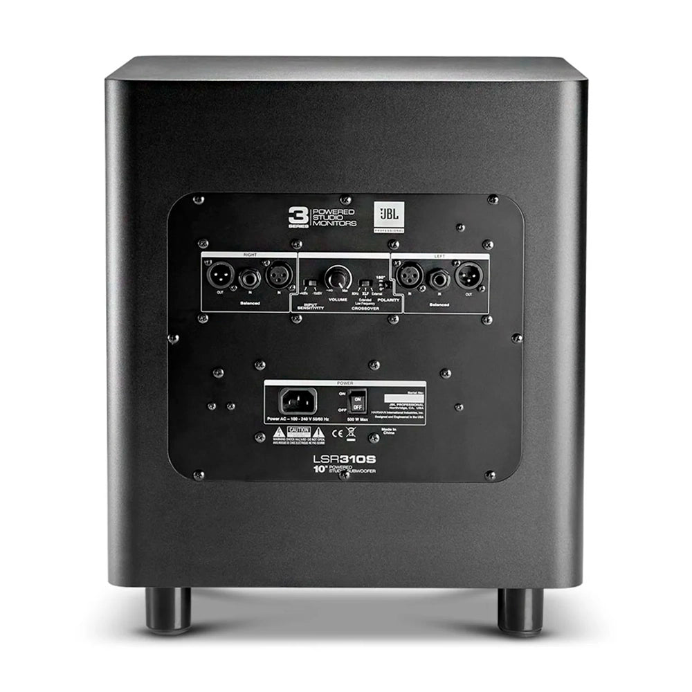 JBL LSR310S Subwoofer de Estudio Autoamplificado 10"