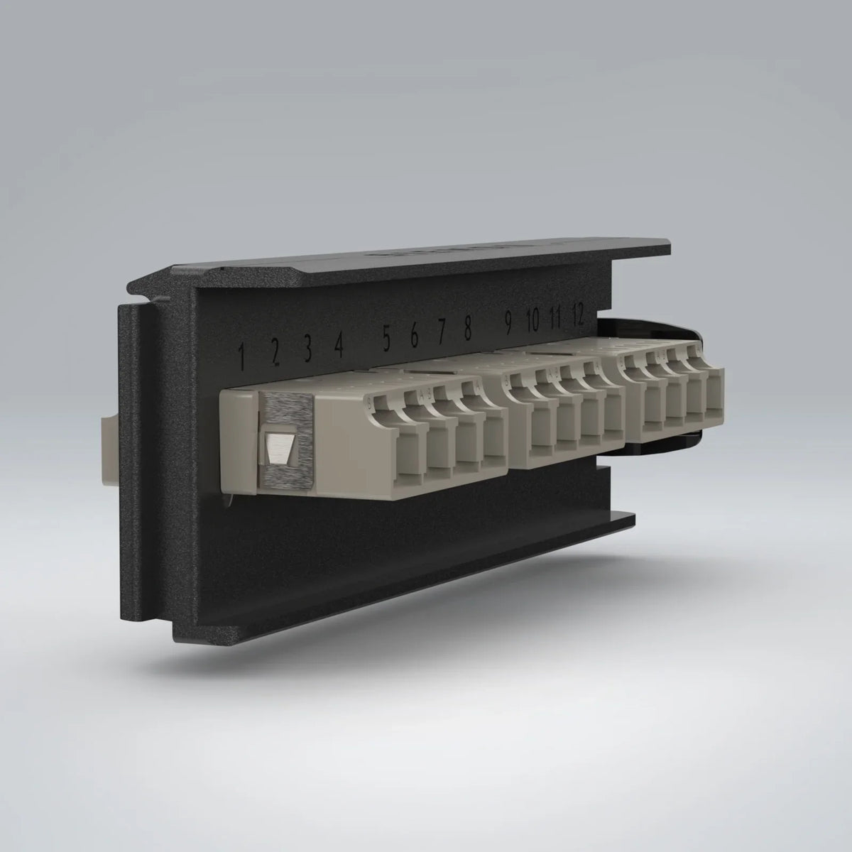SIEMON LVA12-SCA-BC-A Panel FO LightVerse con 12 Acopladores SC-APC Monomodo