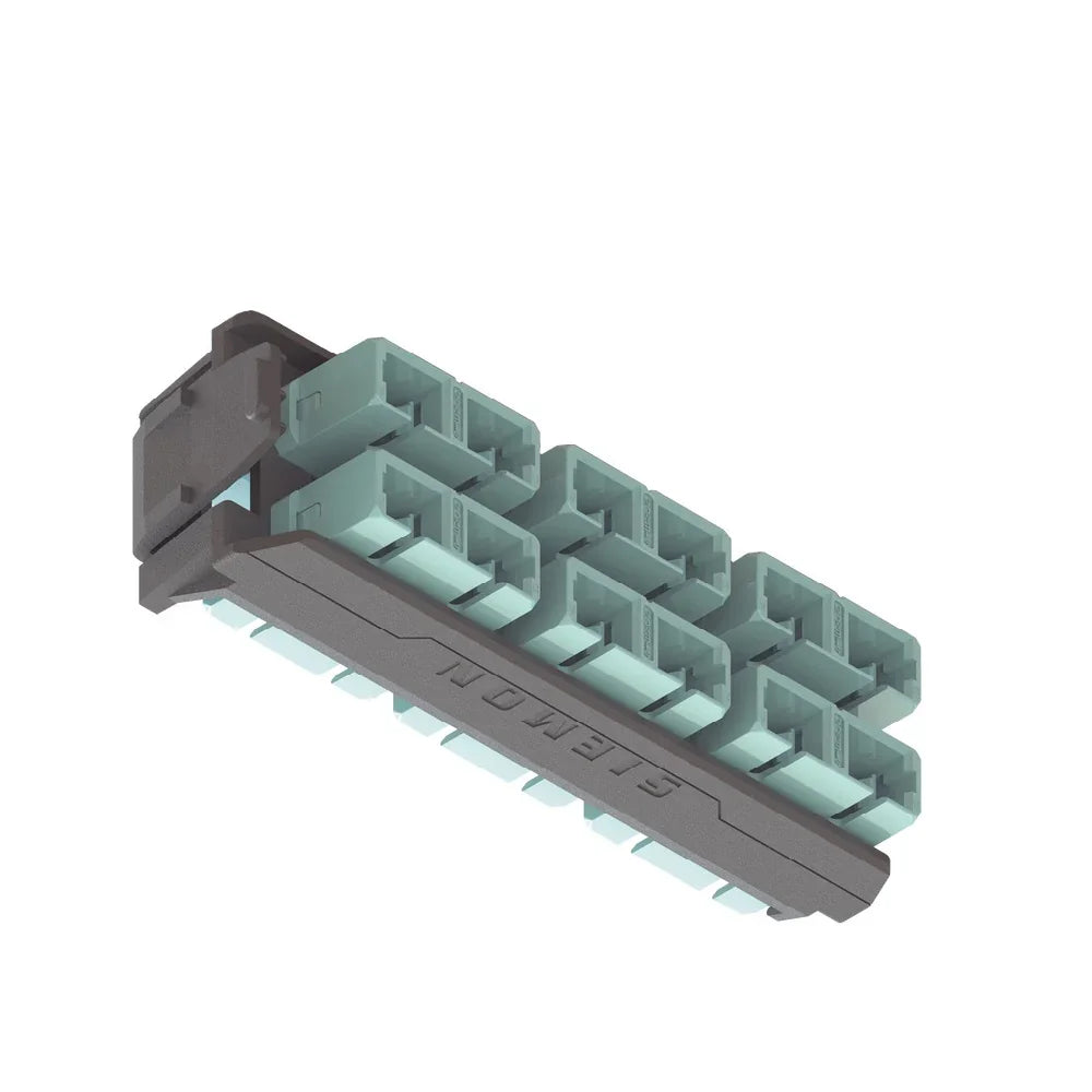 SIEMON LVA12-SCQ-BM-A Panel FO LightVerse con 12 Acopladores SC