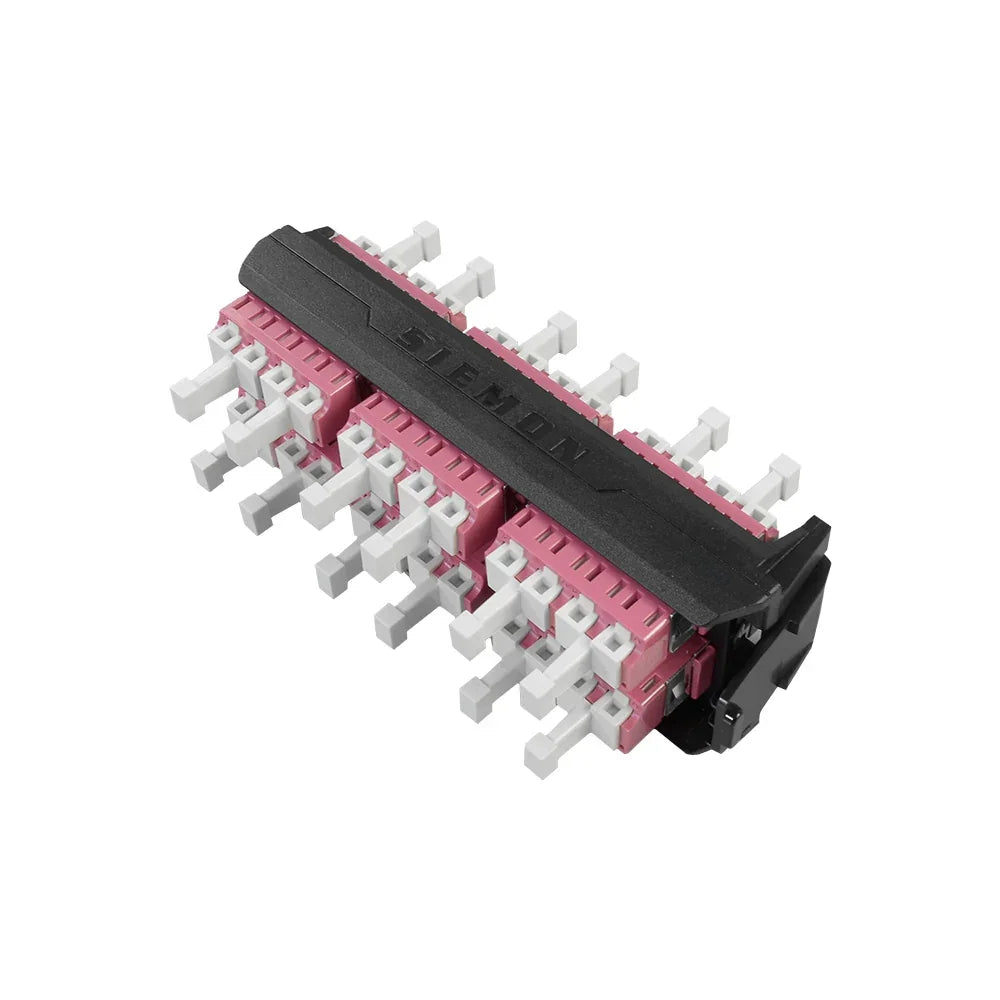 SIEMON LVA24-LCE-BC-A Panel FO LightVerse con 24 Acopladores LC OM4