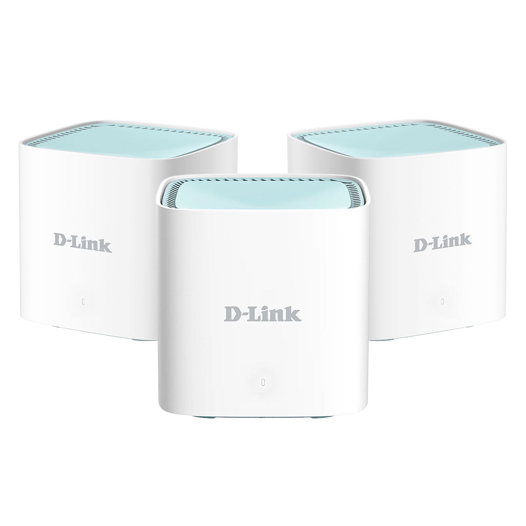 D-LINK M15-3 Kit 3 Router Mesh WiFi6 AX1500 Gigabit Doble Banda