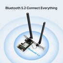 MERCUSYS MA80XE Adaptador PCIe AX3000 WiFi 6 Doble Banda