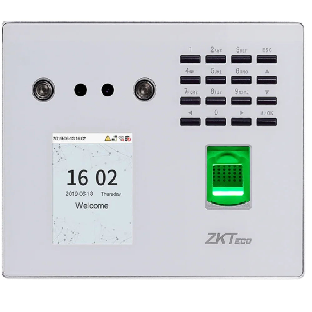 ZKTECO MB560-VL/ID Control de Asistencia y Acceso con Lector de Huella, Rostro y Tarjeta