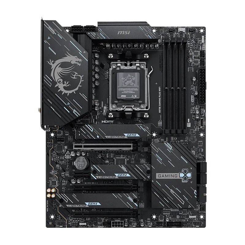 MSI X870E GAMING PLUS WIFI Placa Madre AMD X870E AM5 ATX