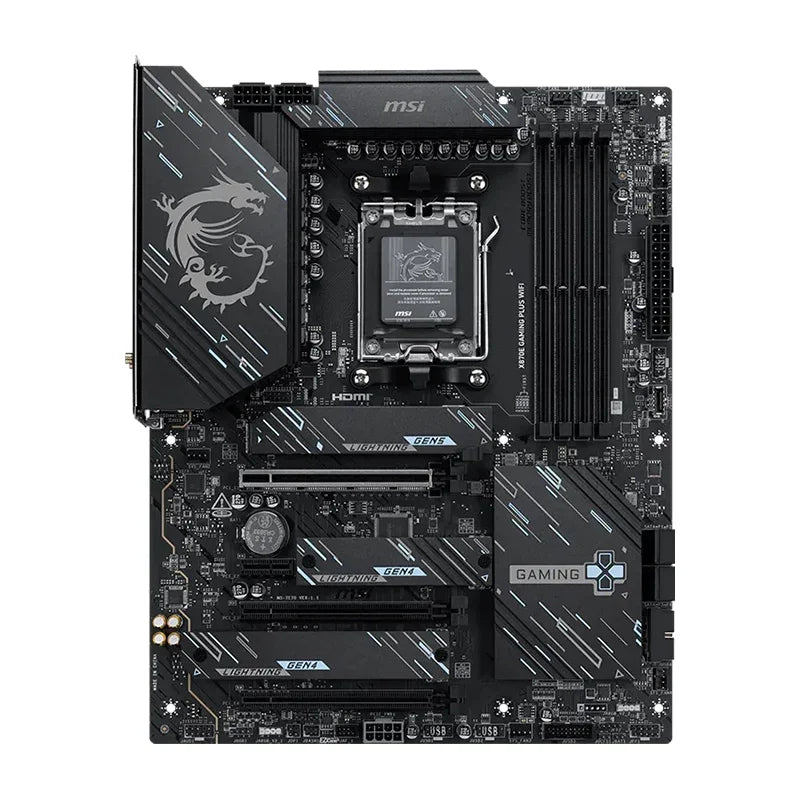 MSI X870E GAMING PLUS WIFI Placa Madre AMD X870E AM5 ATX