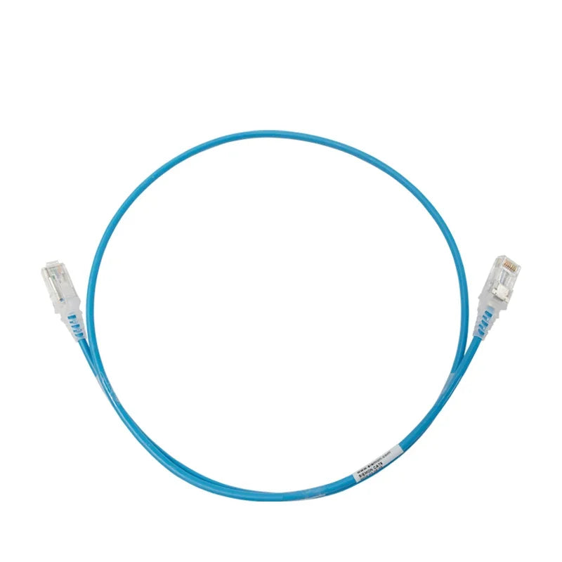 SIEMON MC6-03-06-28 Patch Cord UTP 28AWG RJ45 Cat6 LSZH 2,1 m Azul SkinnyPatch® (Empaque Individual)