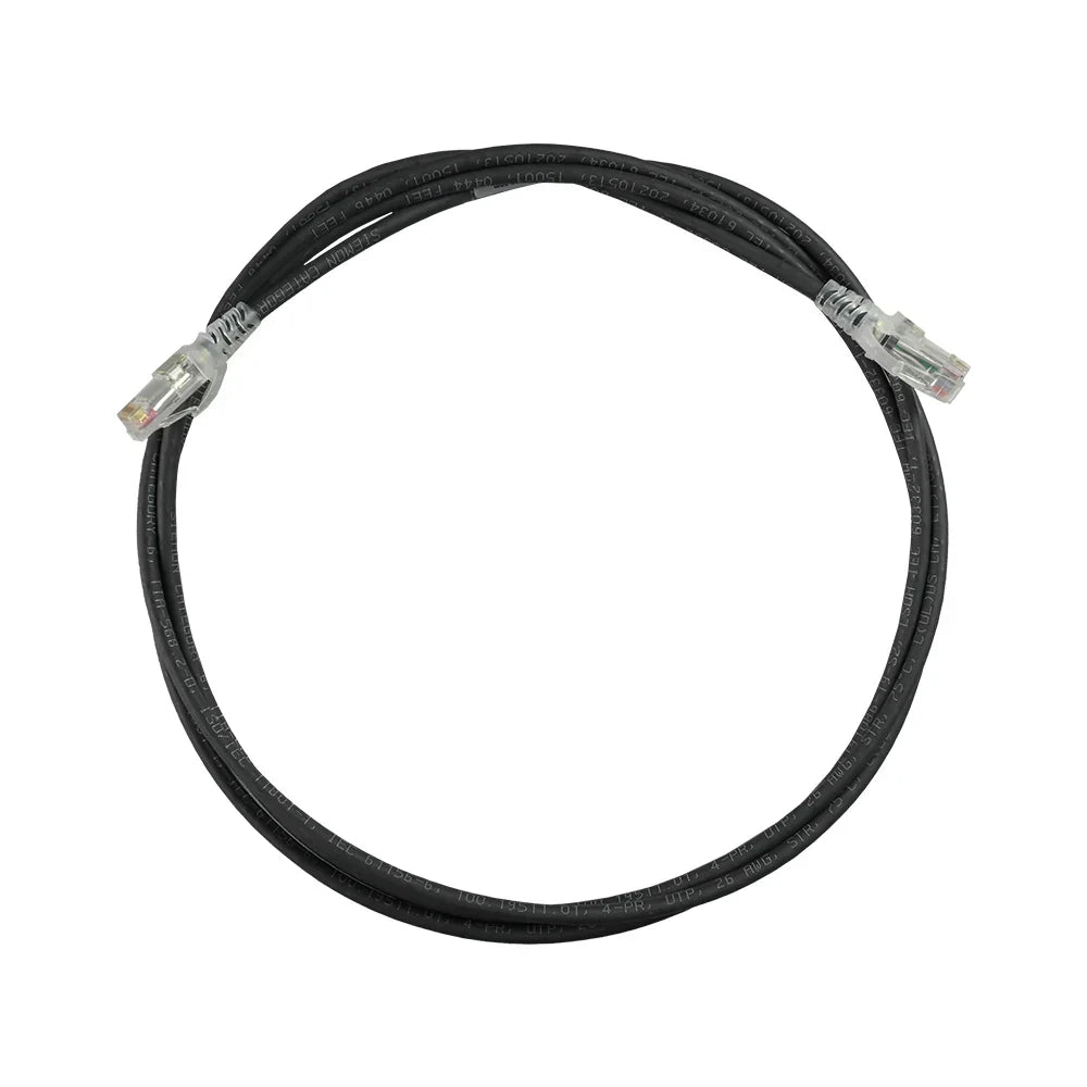 SIEMON MC6-07-01B Patch Cord CAT6 LSZH 2.1M Color Negro