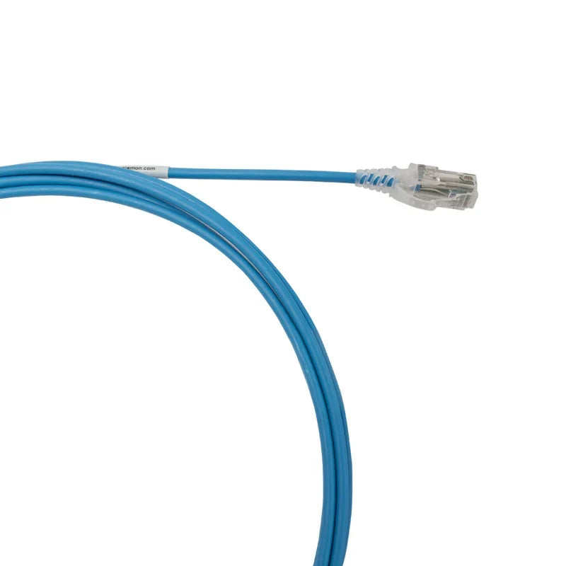 SIEMON MC6-07-06-28 Patch Cord UTP 28AWG RJ45 Cat6 LSZH 2.10m Azul SkinnyPatch® (Empaque Individual)
