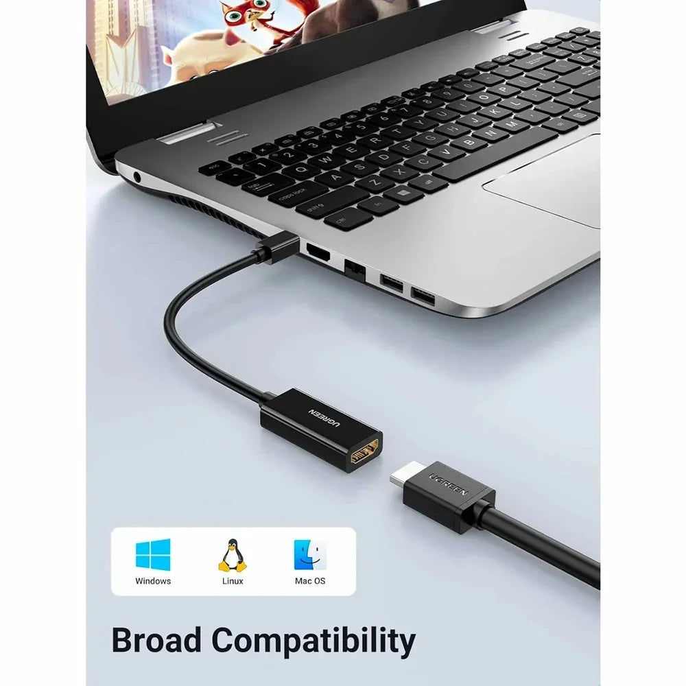 UGREEN MD112 40360 Adaptador Mini DisplayPort Macho a HDMI Hembra 4K