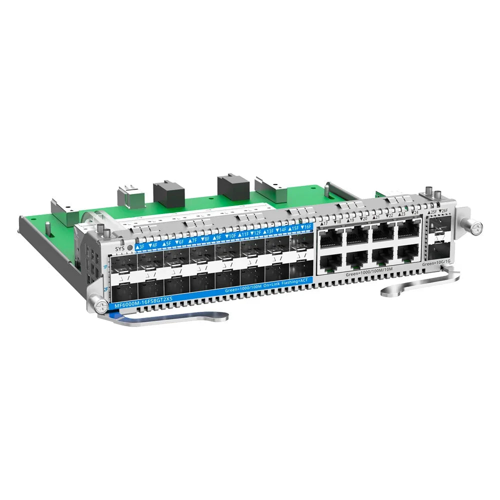 RUIJIE REYEE RG-MF6000M-16FS8GT2XS E-Lighten Tarjeta Modular 16SFP 8Gigabit 2SFP+