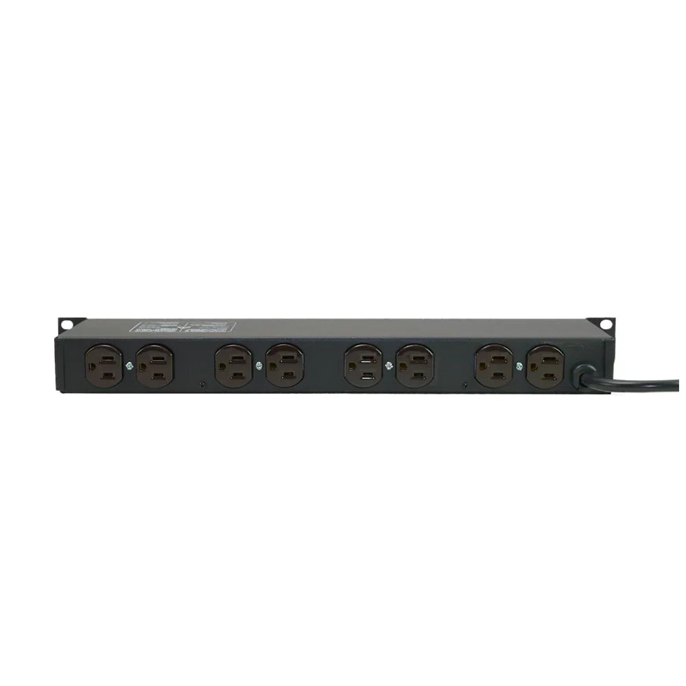 QUEST MH-4713 Multitoma Electrica Horizontal 10 tomas NEMA5-15R 125V/250V 15A