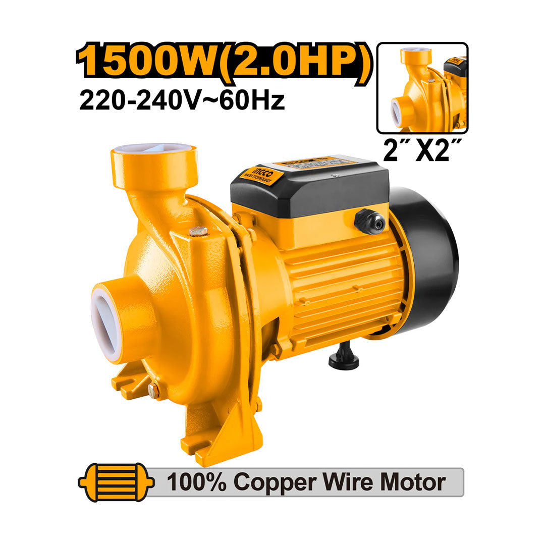 INGCO MHF15001 Bomba de agua 2" 2HP. 450L/min