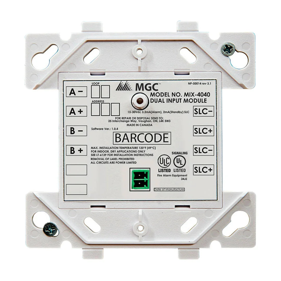 MIRCOM MIX-4040 Módulo de Monitoreo para serie FX400