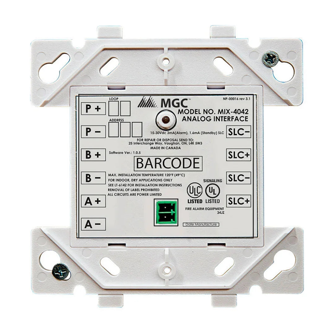 MIRCOM MIX-4042 Módulo de zona para serie FX400