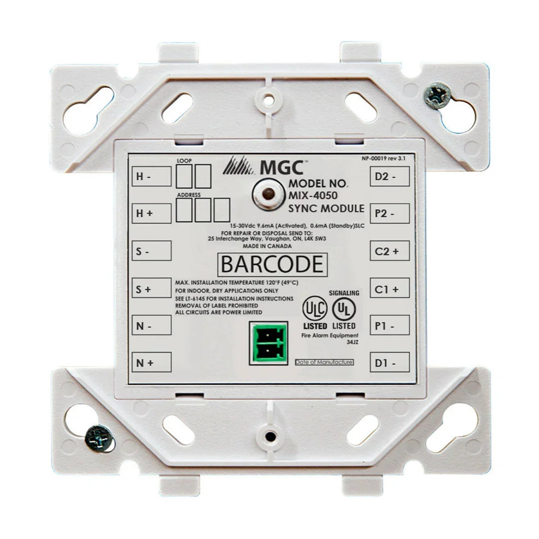 MIRCOM MIX-4050 Módulo de sincronización serie FX400