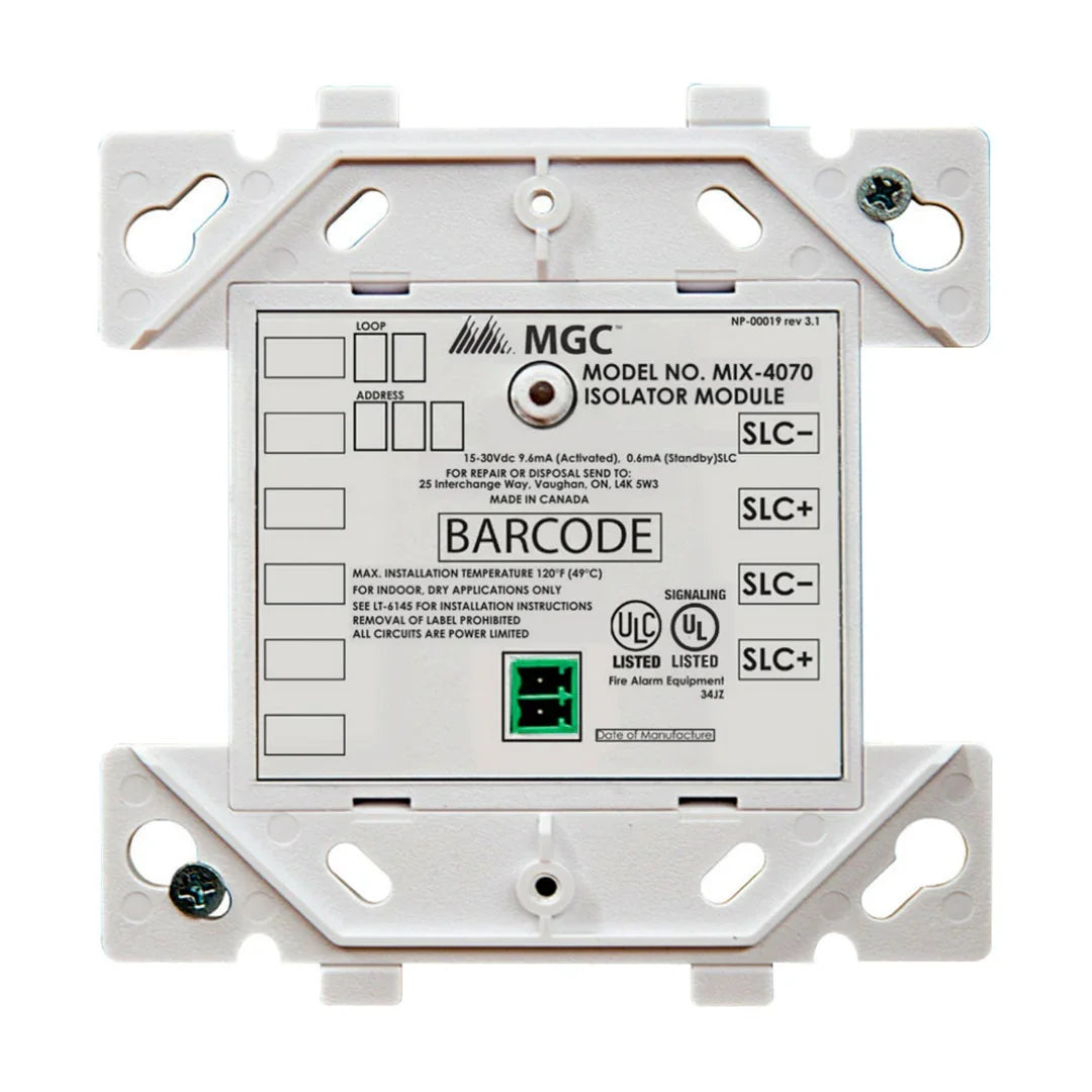 MIRCOM MIX-4070 Módulo Aislador de Fallas serie FX400