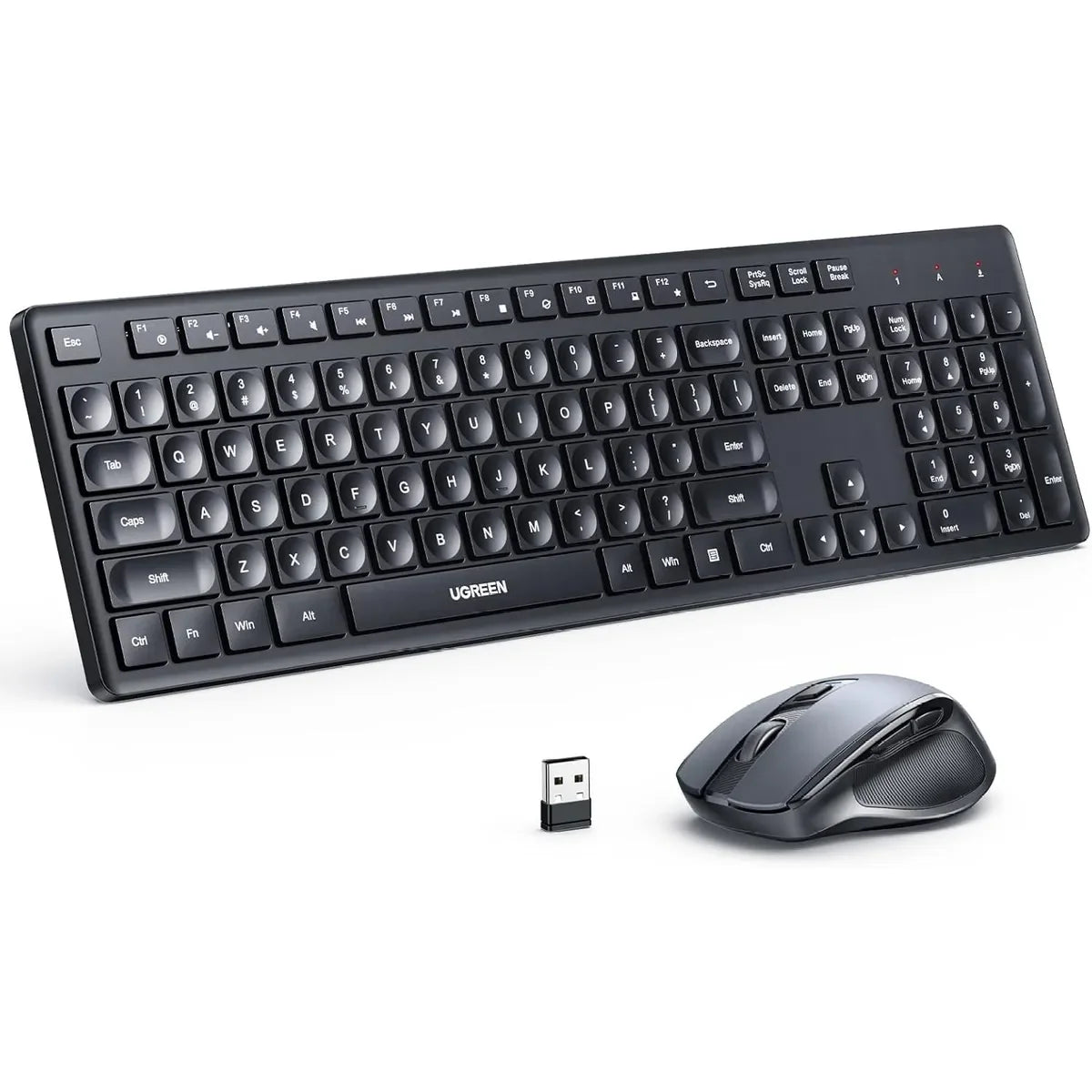 UGREEN MK006 35740 Combo Teclado y Mouse Inalambrico 4000dpi 2.4G