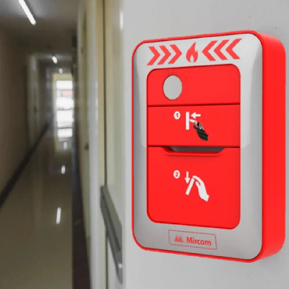 MIRCOM MPS-810MPU Estación manual direccionable doble acción con llave
