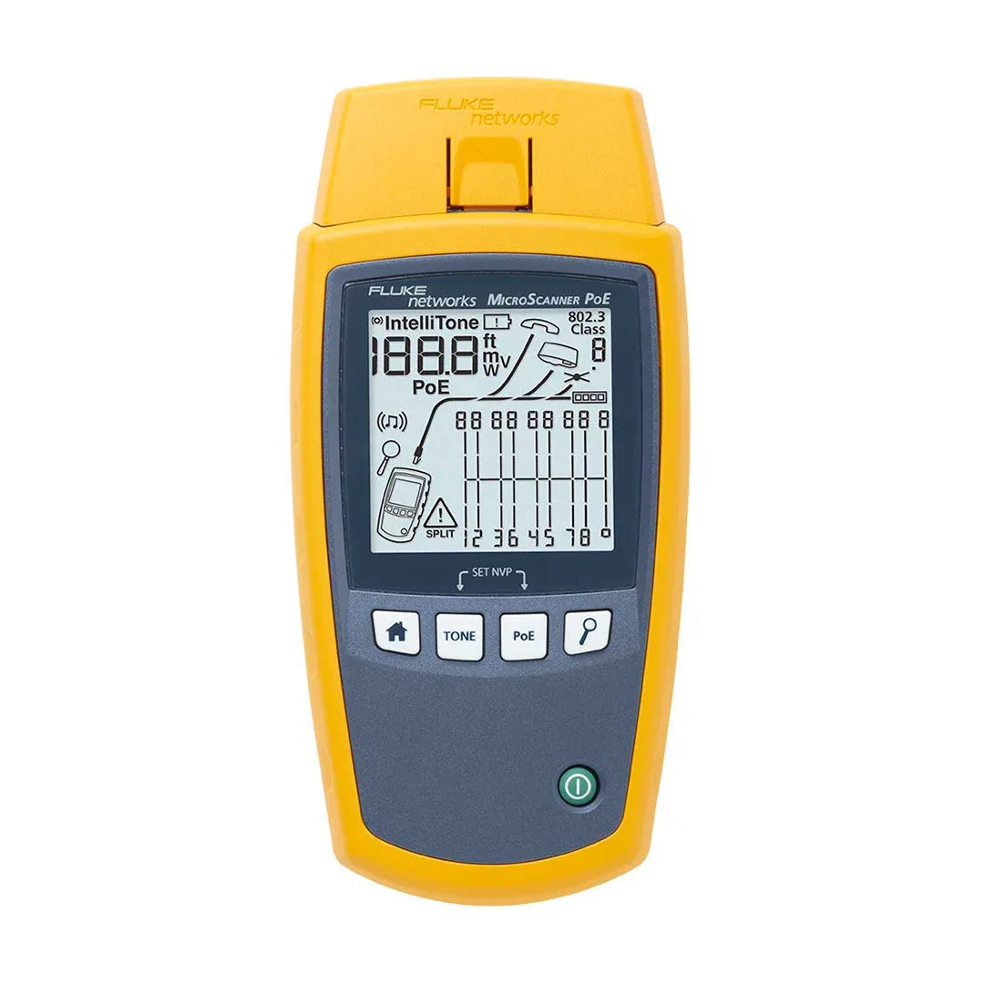 FLUKE MS-POE Verificador de cableado MicroScanner PoE