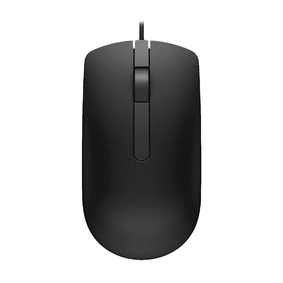 DELL MS116 Mouse óptico cableado 1.8m Negro, USB, 2 botones 1000ppp