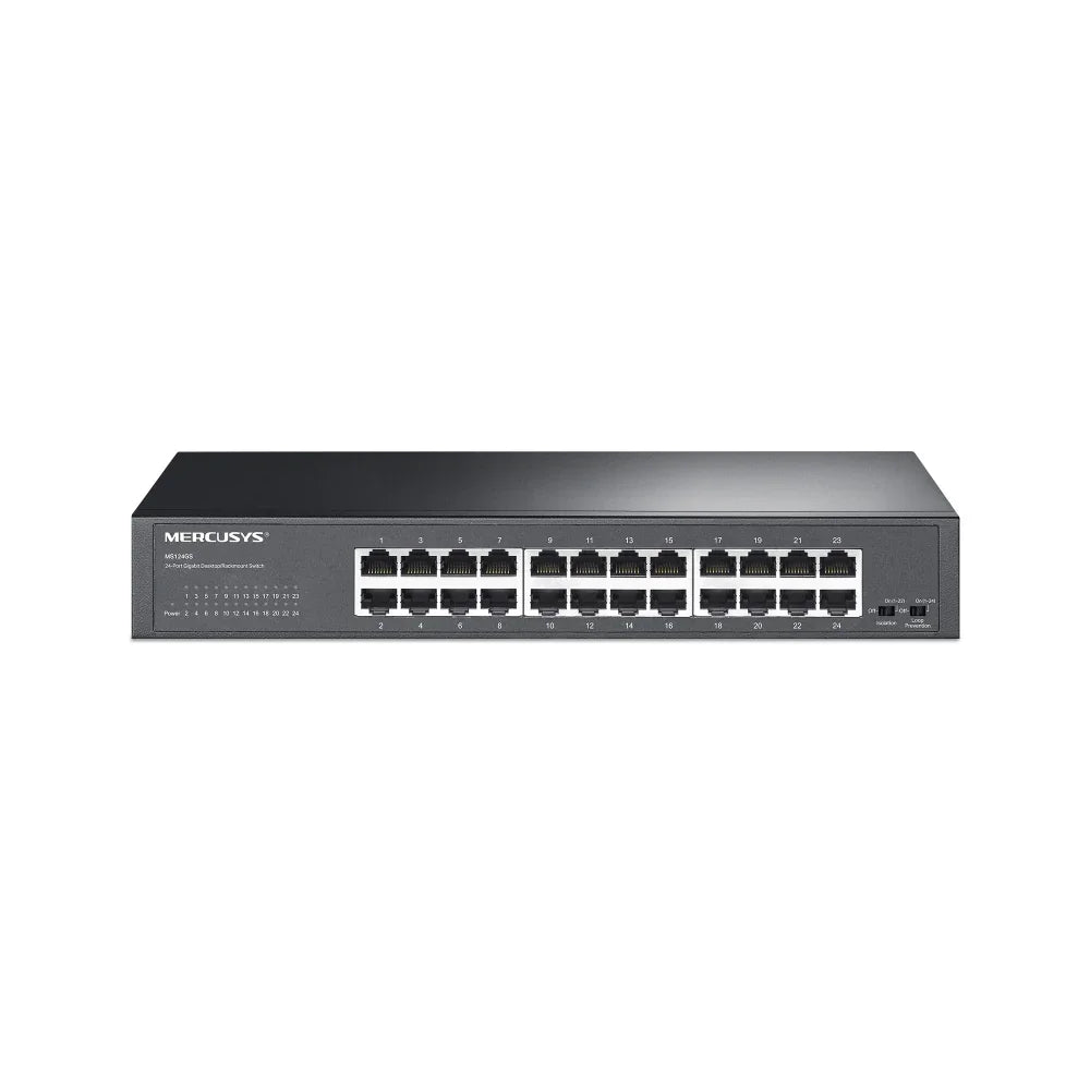 MERCUSYS MS124GS Switch Gigabit 24 Puertos RJ45