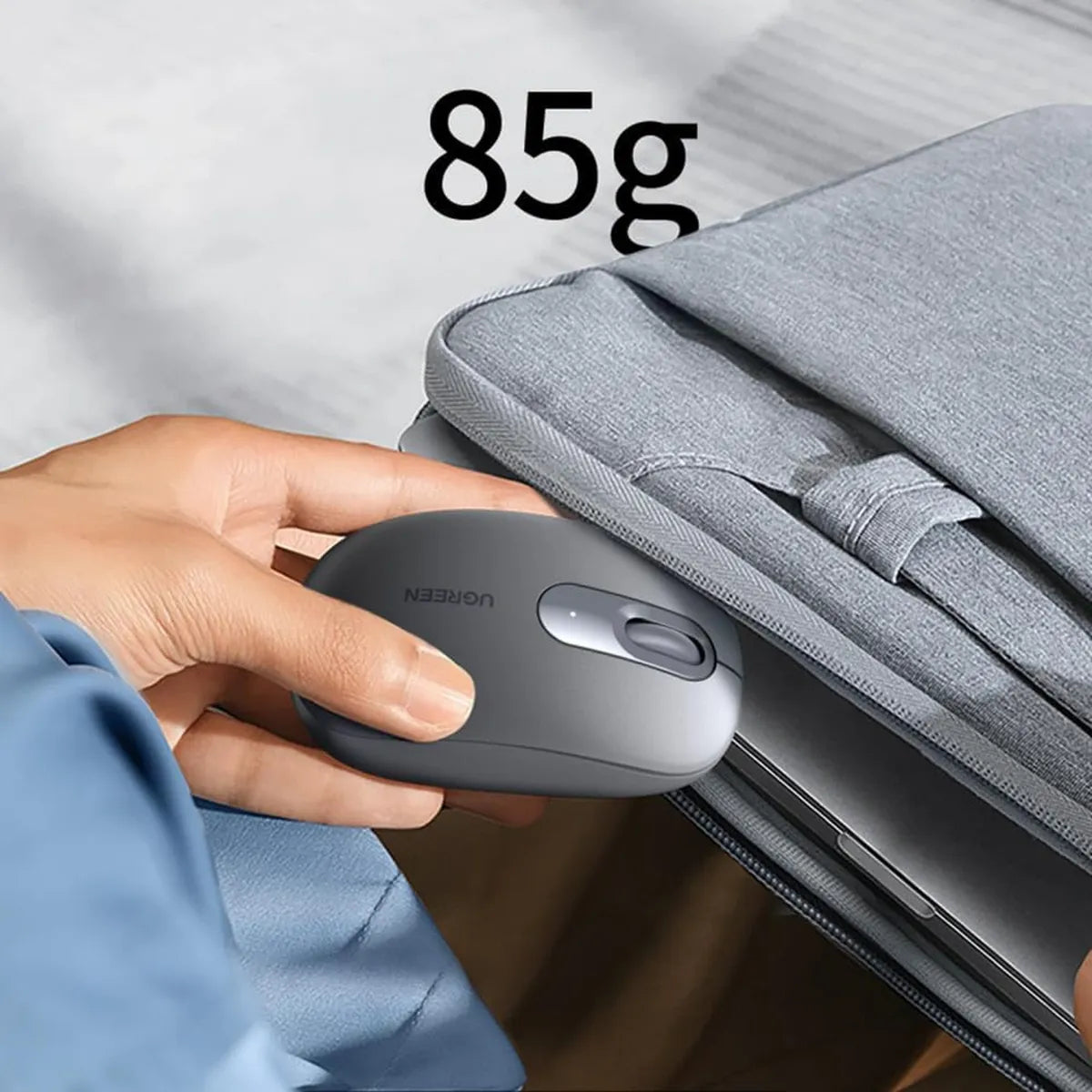 UGREEN MU105 90669 Mouse Inalambrico 24 Moonlight gris