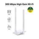 Adaptador USB sem fio de alto ganho MERCUSYS MW300UH 300Mbps