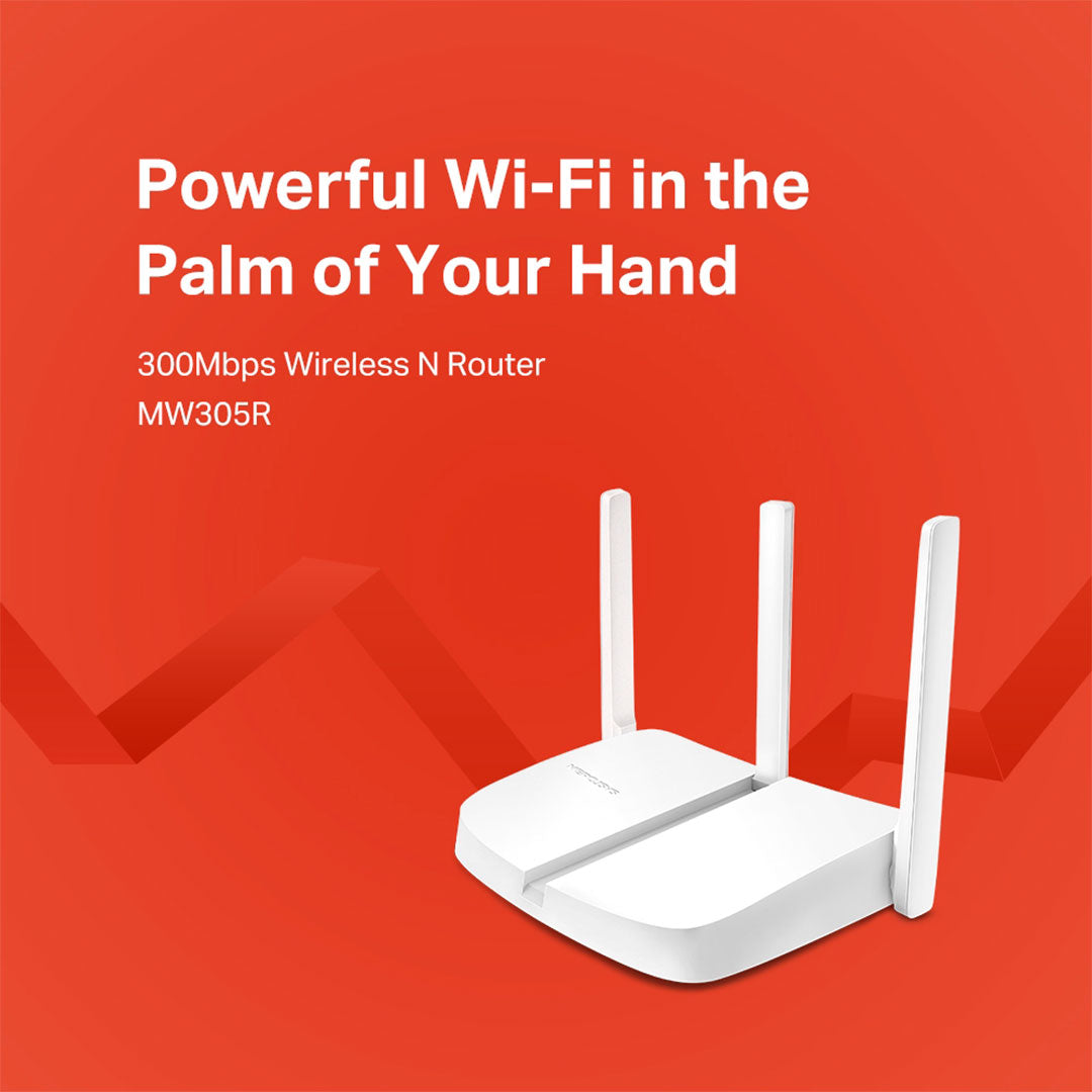 MERCUSYS MW305R Router Inalámbrico N 300Mbps 10/100Mbps