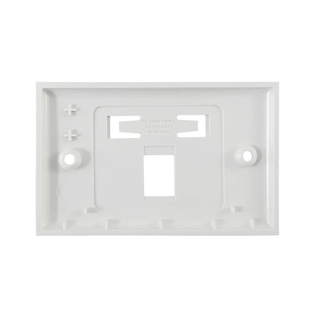 SIEMON MX-HFP-01-02B Placa de pared, 1P MAX Horizontal Blanca.
