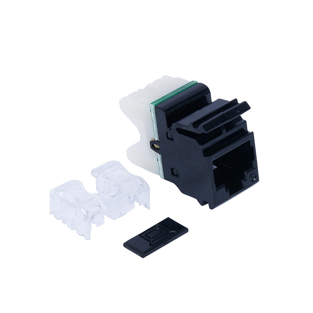 SIEMON MX6-F01B Jack Cat6 Plano Color Negro
