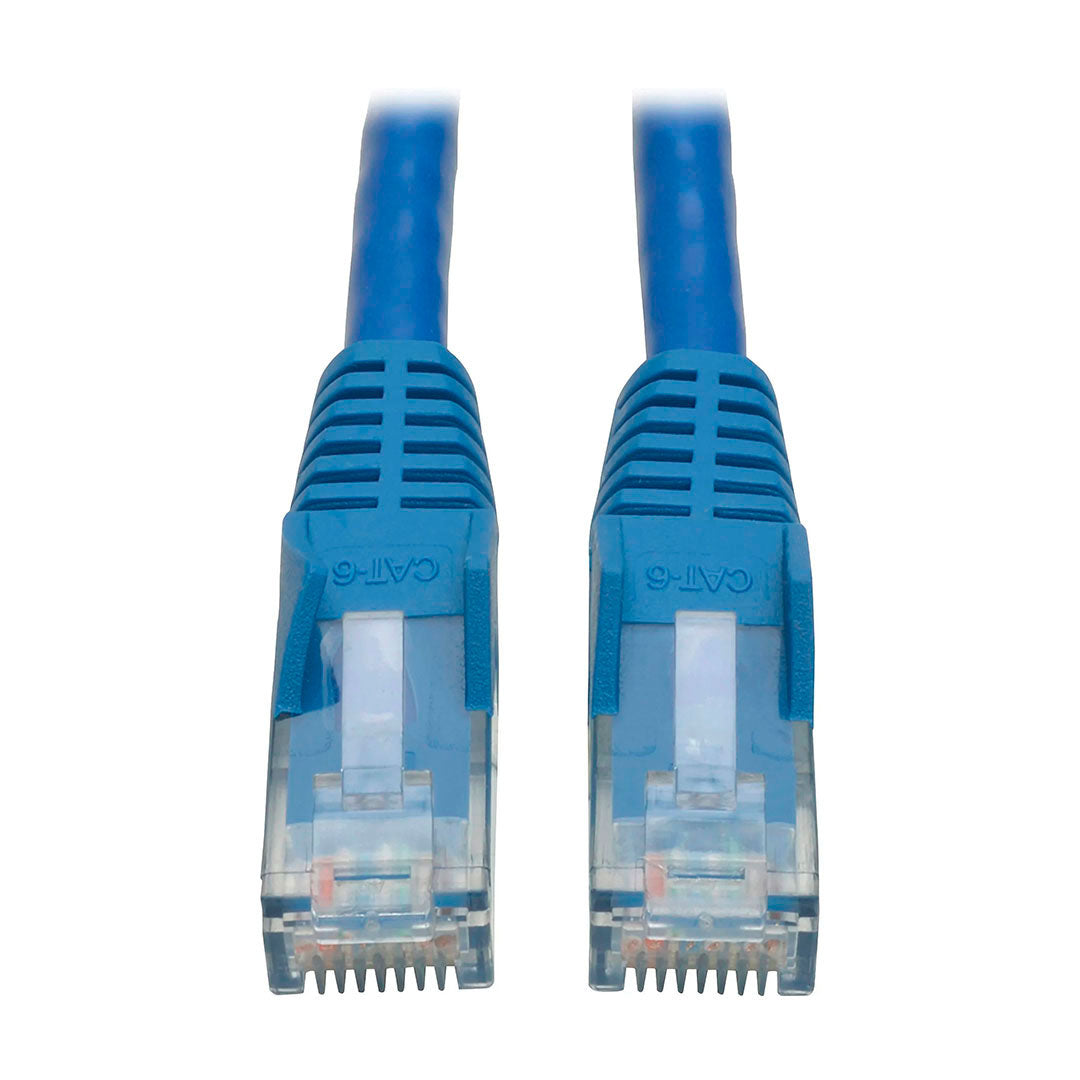 TRIPP.LITE N201-001-BL Cable, Ethernet, (UTP), Cat6, Gigabit, (RJ45 M/M), Blue, 1FTPoE, Azul, 30.48 cm
