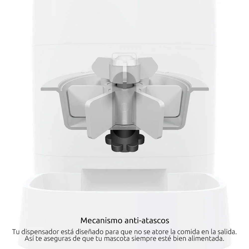 NEXXT SOLUTIONS NHA-P610 Dispensador WIFI de Alimento para Mascotas con Cámara 1080P