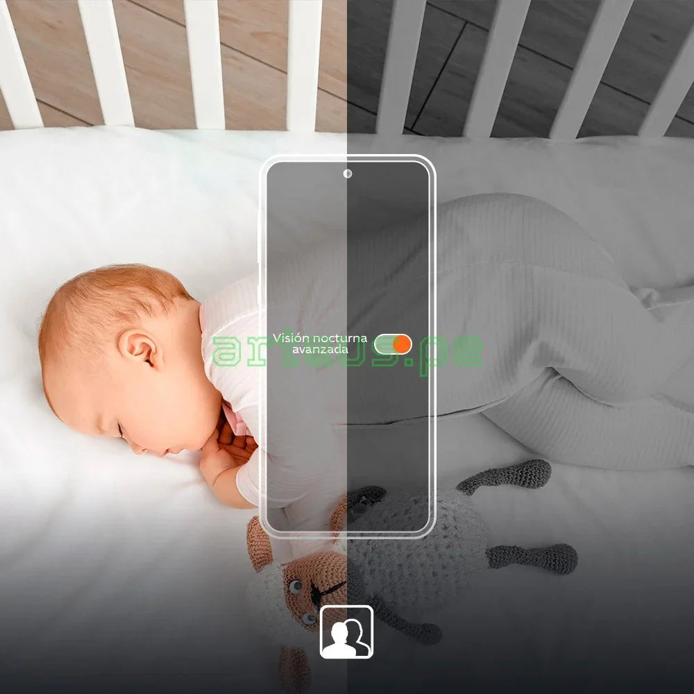 NEXXT BABY MONITOR STITCH Cámara Inteligente para Bebé 4MP PTZ WIFI NHC-B200 ST