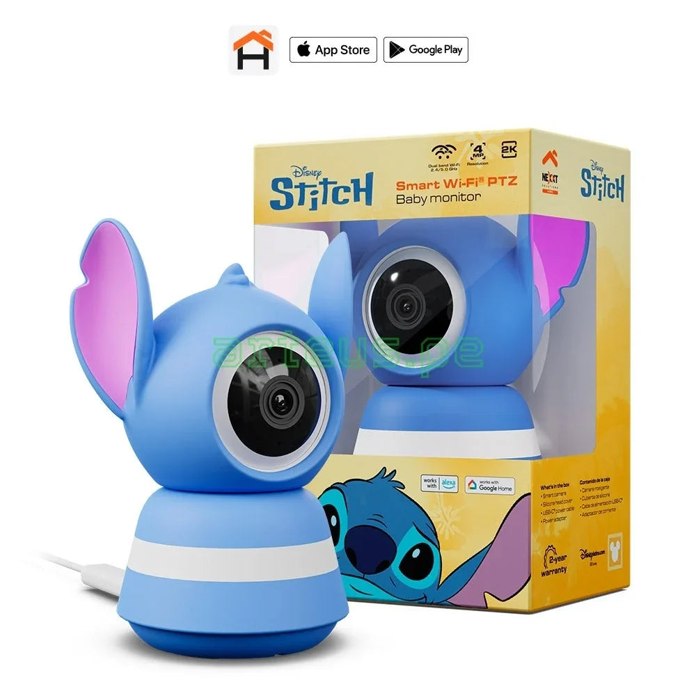 NEXXT BABY MONITOR STITCH Cámara Inteligente para Bebé 4MP PTZ WIFI NHC-B200 ST
