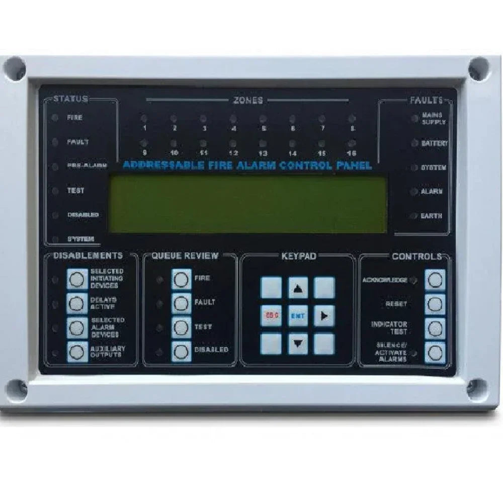 NUMENS 6001-08 Teclado anunciador remoto direccionable con pantalla LCD requiere 6001-03