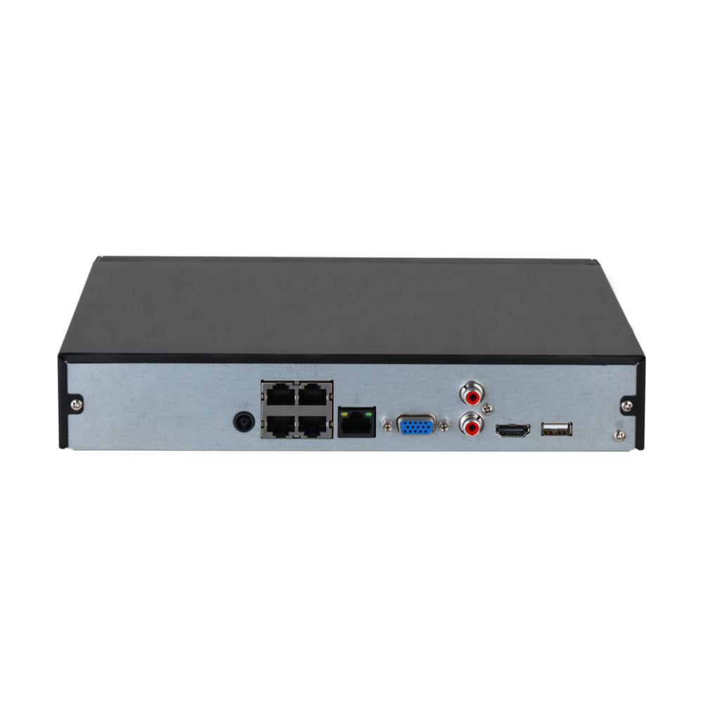DAHUA NVR2104HS-P-4KS3 Grabador de Video en Red de 4 canales, 1U, 4PoE y 1 HDD Lite