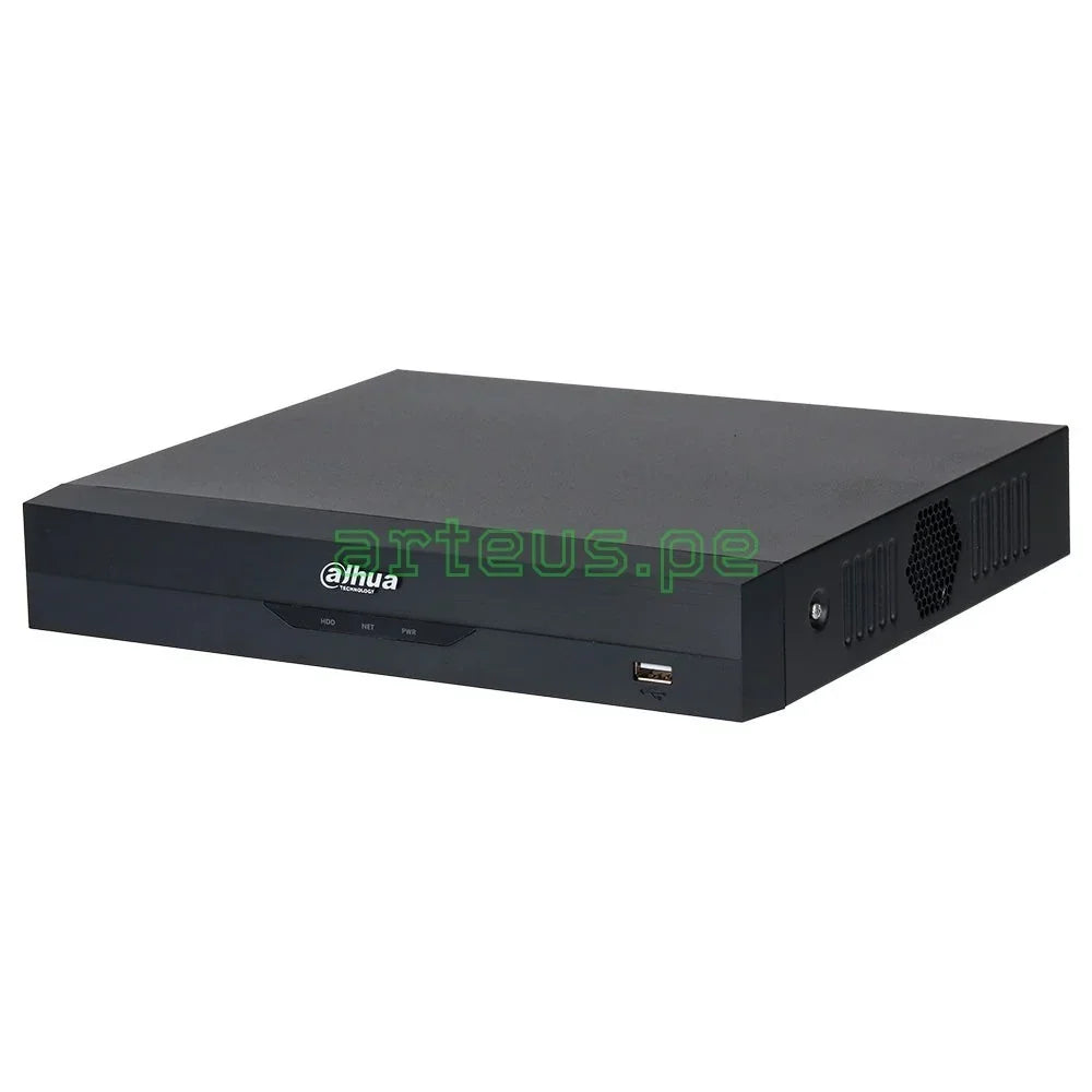 DAHUA NVR2104HS-P-I2 Grabador NVR 4K, 4CH(8MP) POE, 80Mbps, 1HDD hasta 8TB, WIZSENSE, SMD PLUS