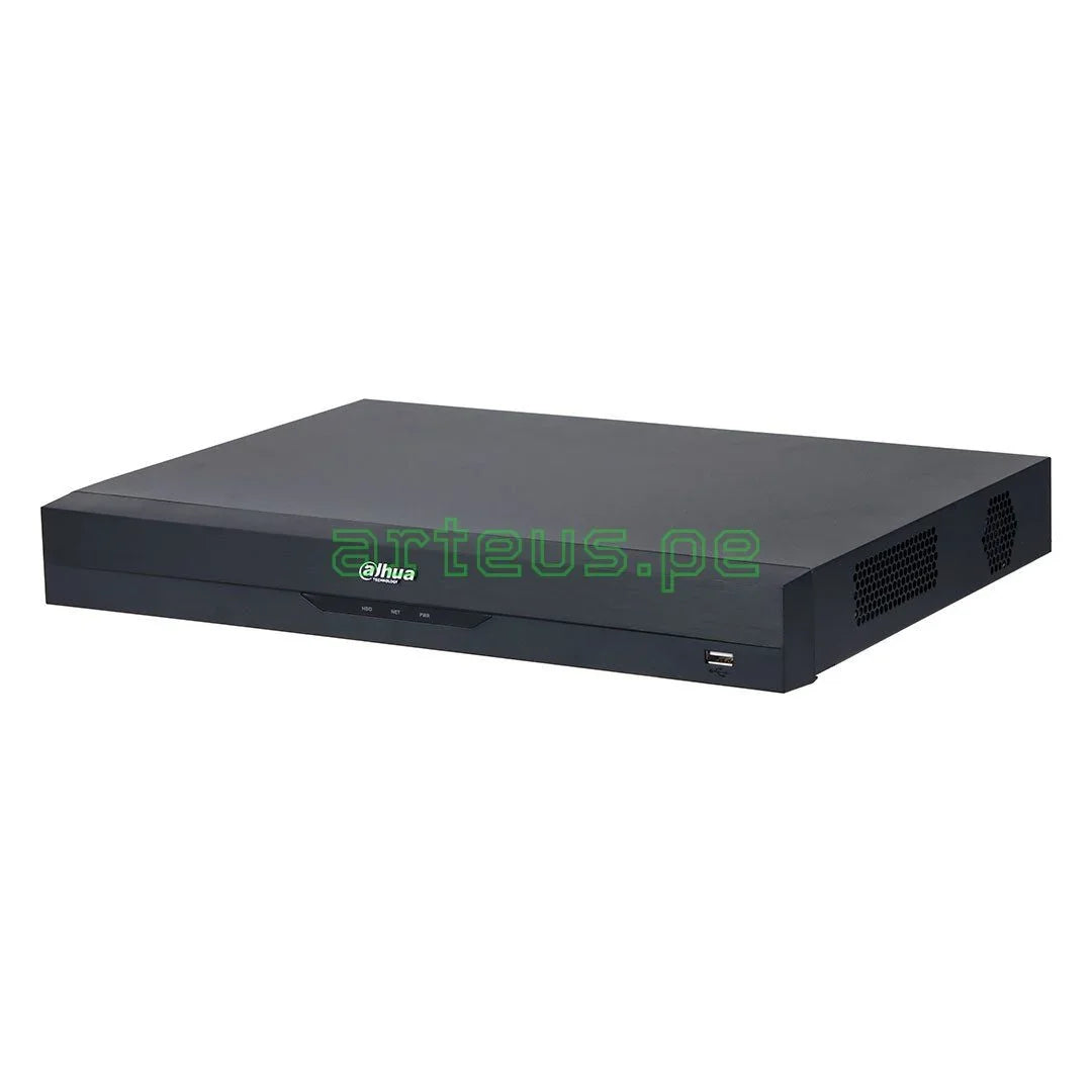 DAHUA NVR4216-EI NVR Grabador de vídeo en red WizSense de 16 canales, 1U y 2 discos duros