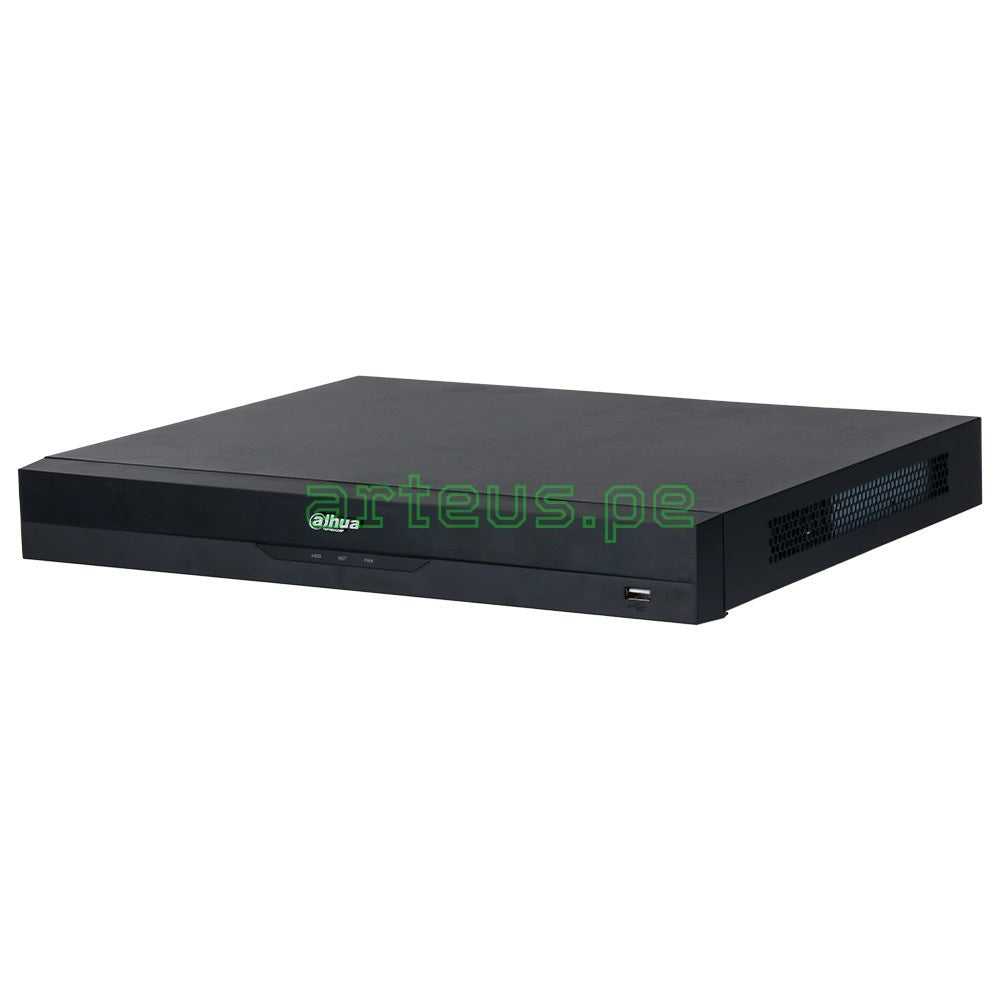 DAHUA NVR5208-8P-EI, Grabador NVR 4K, 8CH(24MP) POE, 384MBps, 2HDD hasta 16TB, WIZSENSE, ACUPICK, AI, ANPR