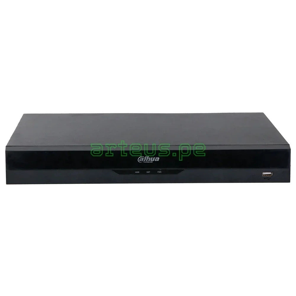 DAHUA NVR5216-EI NVR 16 Canales Grabador 4K 24MP 384Mbps 2HDD hasta 16TB. WIZSENSE, AI, ACUPICK, ANPR
