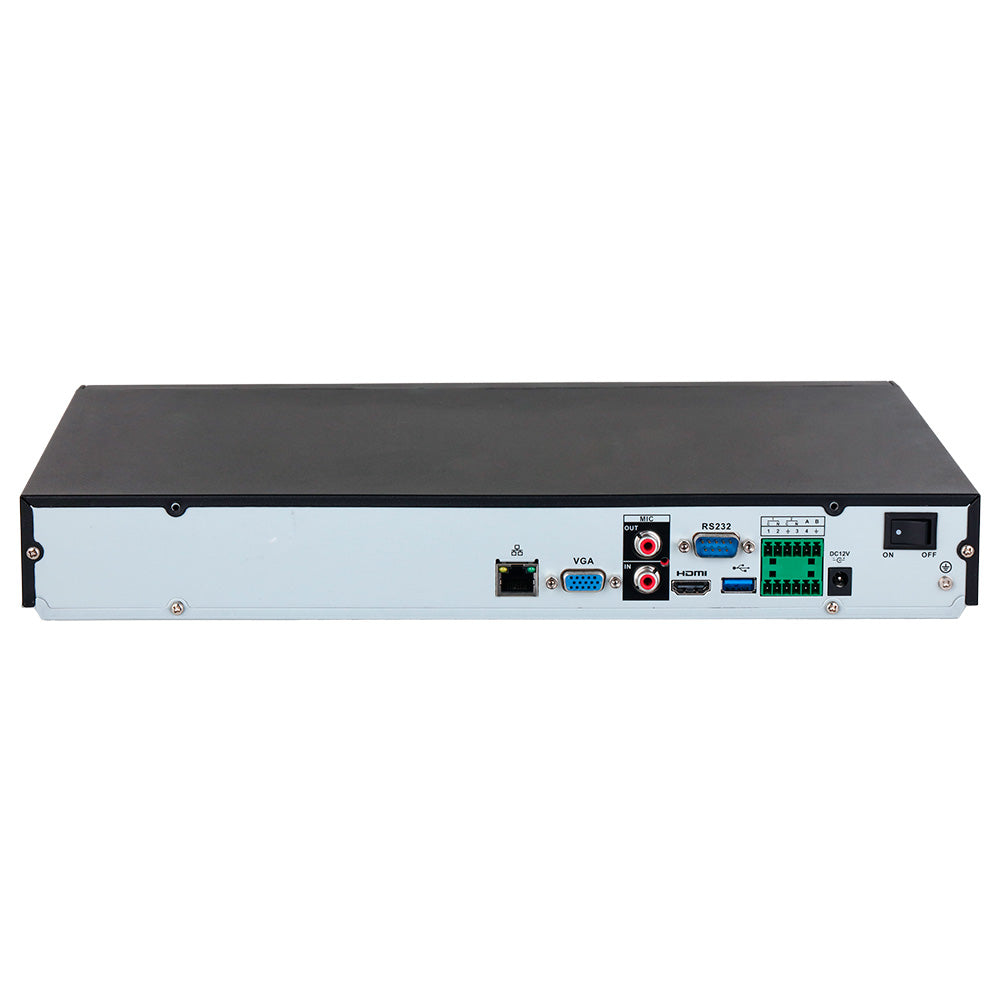 DAHUA DHI-NVR5232-EI Grabador NVR 4K, 32CH(24MP), 384Mbps, 2HDD hasta 16TB. WIZSENSE, AI, ACUPICK, ANPR