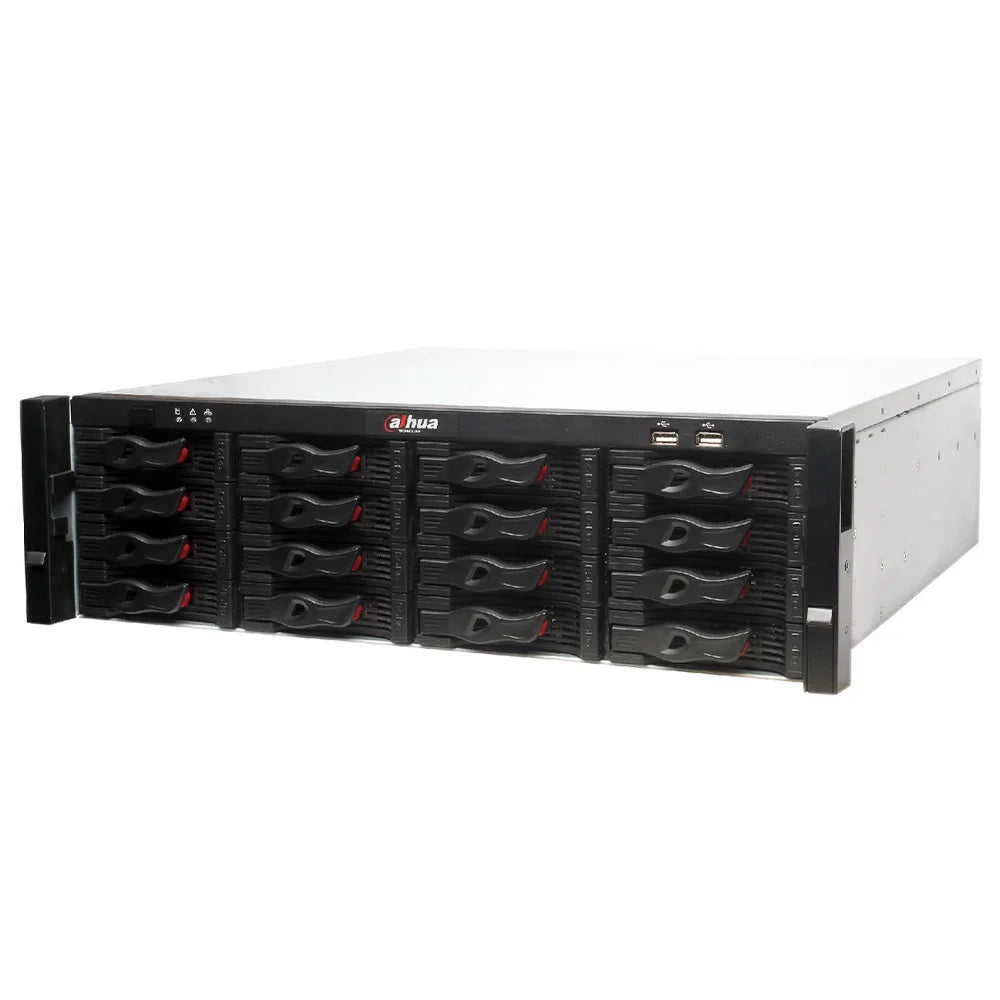 DAHUA DHI-NVR616R-128-4KS2, Grabador NVR 4K 128CH(12MP), 384Mbps, 16HDD hasta 128TB. Raid, eSata
