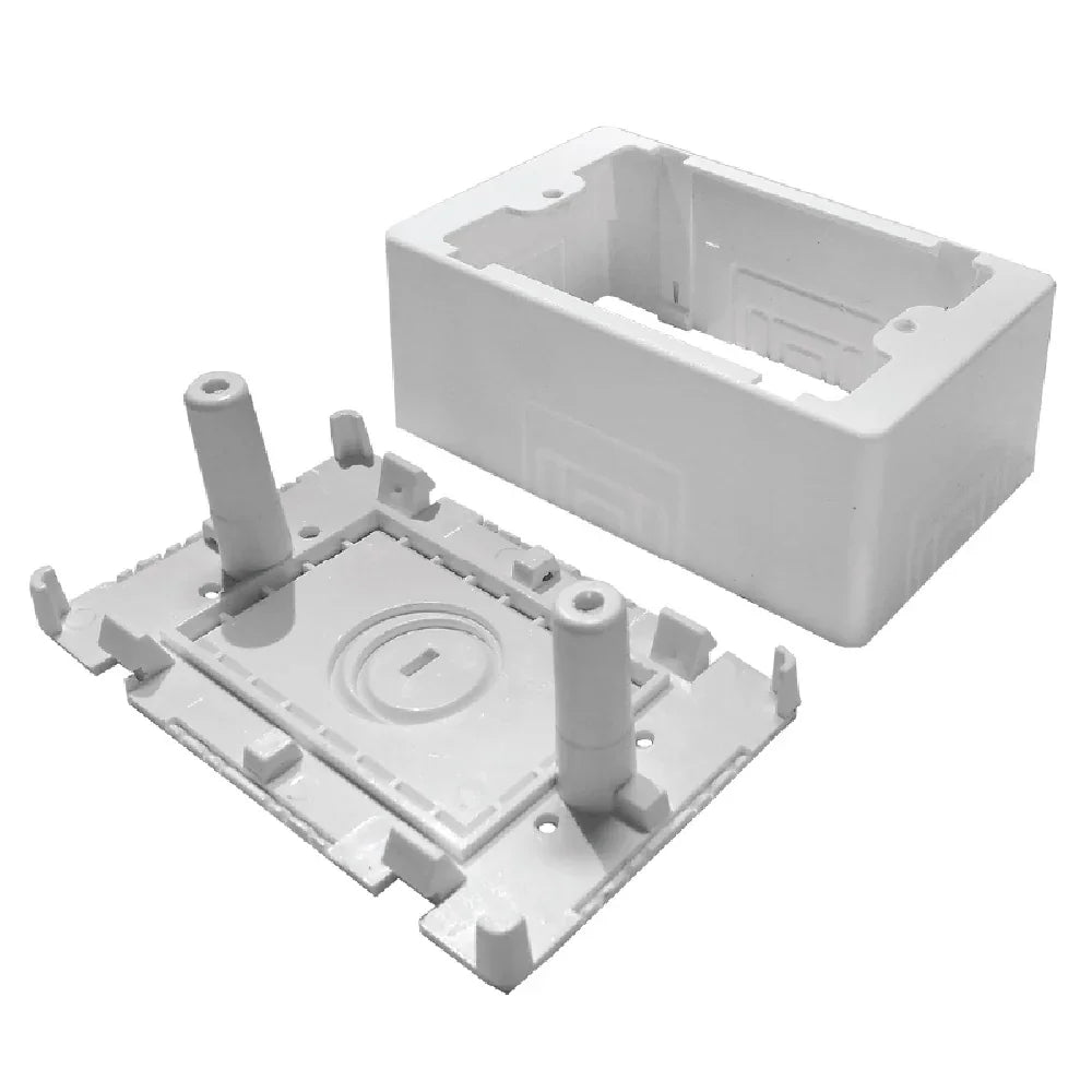 QUEST OB-6048 Caja de Montaje Universal para Datos 2X4 Altura 43mm