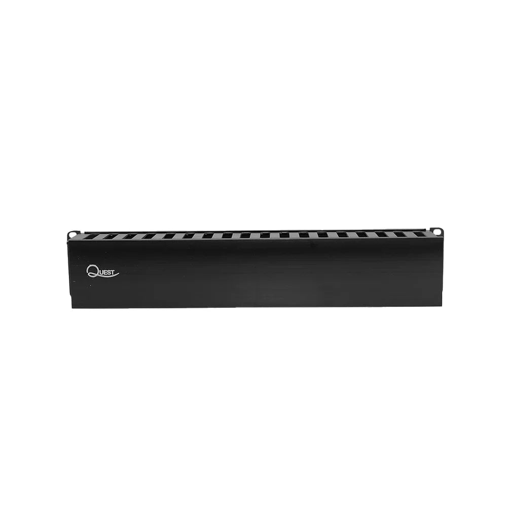 QUEST OH-4516 Ordenador de Cables Horizontal Frontal 2-RU 85mm x 80mm