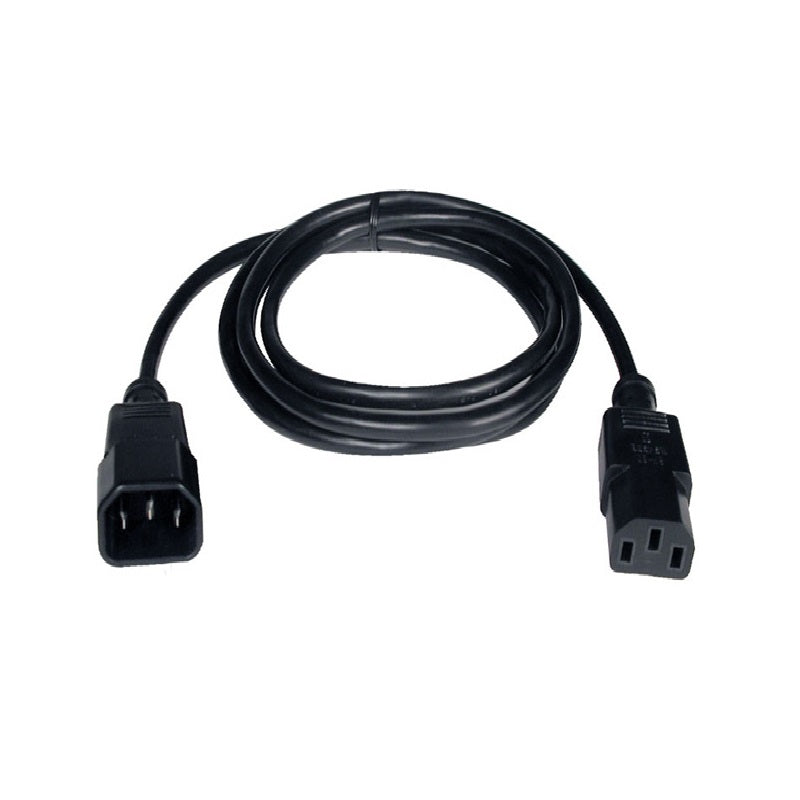 TRIPP.LITE P004-004 Cable de alimentación, para unidad, distribución, de energía, (PDU), C13 a C14, 10 A, 250V, 18 AWG, 1.22 m (4 pies), negro