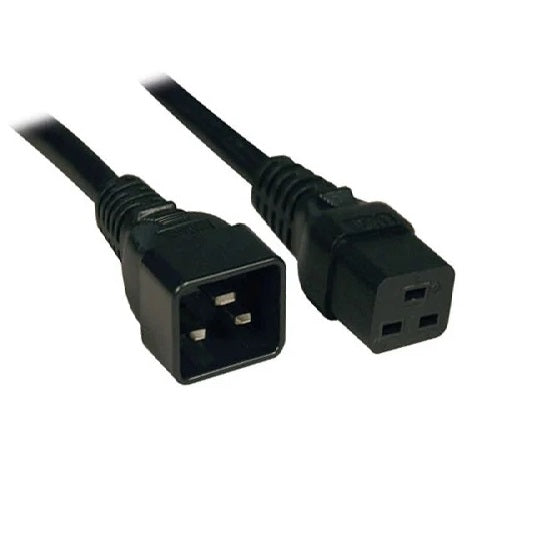 TRIPP-LITE P036-006 Cable de Extensión de Alta Resistencia C19 a C20 20A 250V 12AWG 1.83m (6 pies) negro