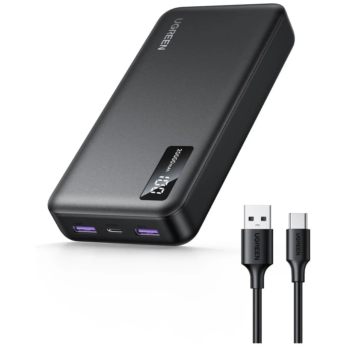 UGREEN PB312 25683 Power Bank Carga Rapida Pantalla Digital 20000mAh
