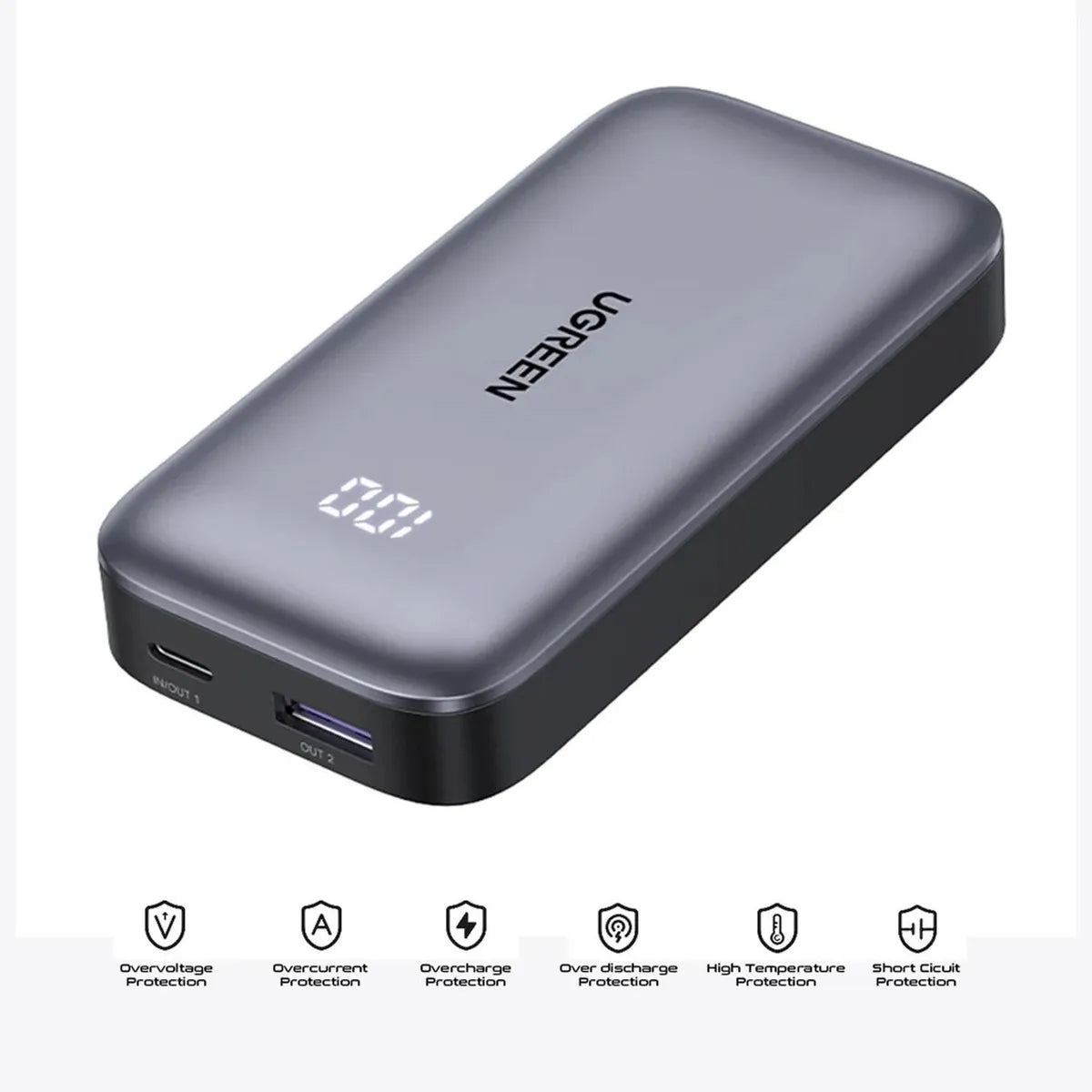 UGREEN PB502 25185 Mini Powerbank 10000mAh 30W Cargador portátil