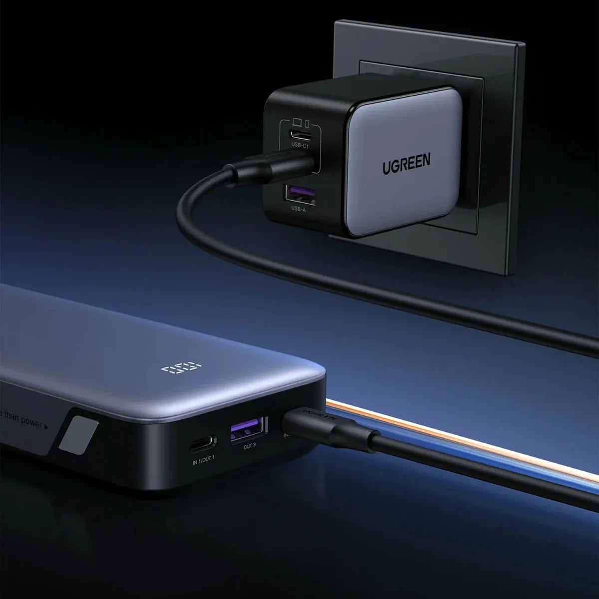 UGREEN PB535 55994B Power Bank 30W 10000 mAh Carga Rápida