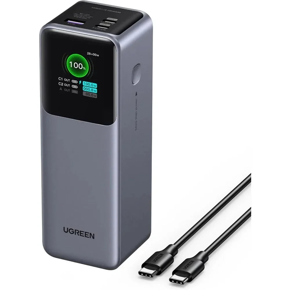 UGREEN PB721 35524B Power Bank con Pantalla Digital 20000mAh 100W